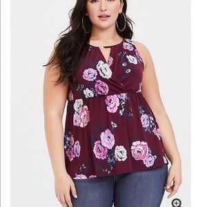 Torrid Floral Top 4x NWT